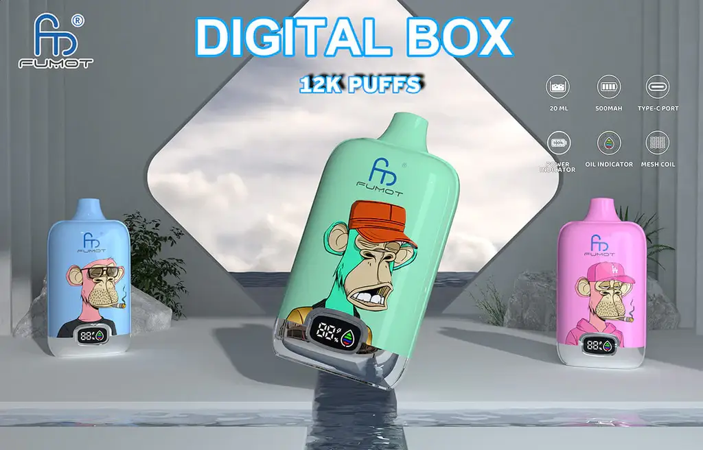 Fumot Vape 12000 puffs - Widok pod kątem